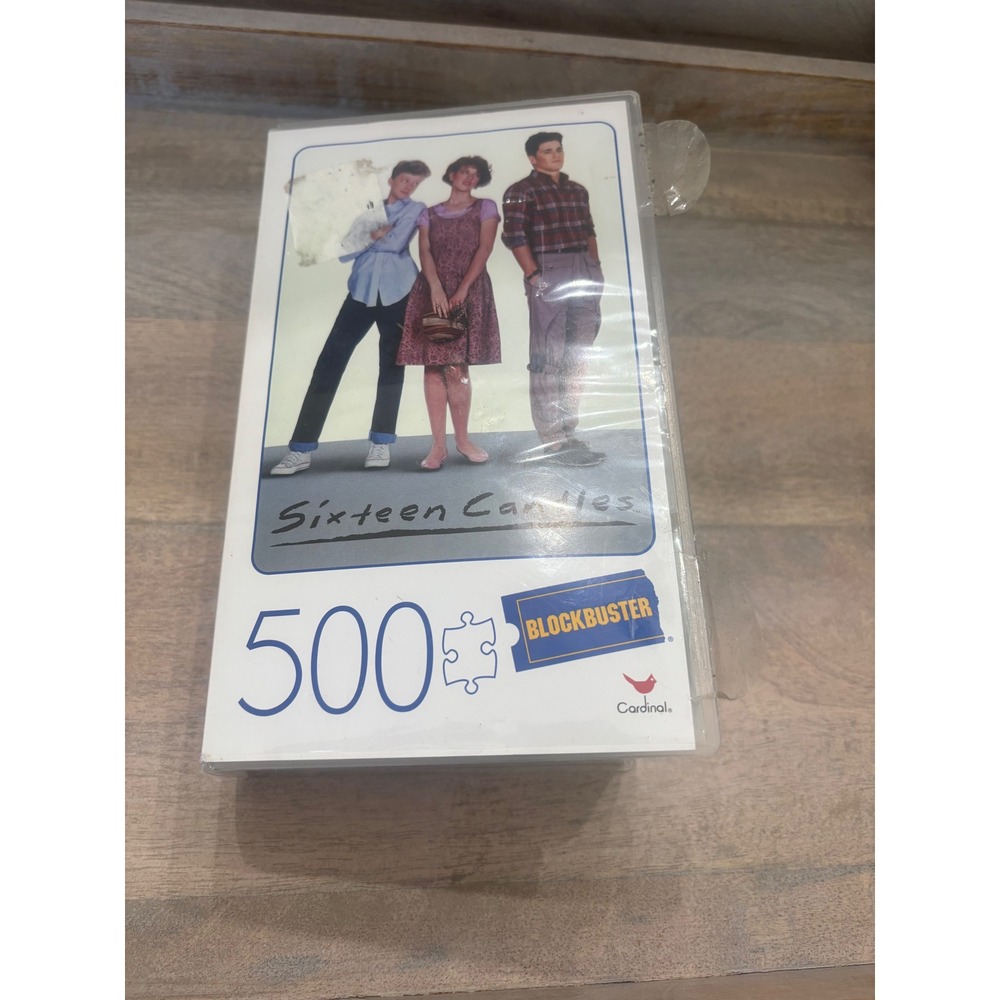 Cardinal Sixteen Candles 500 Piece Blockbuster VHS Case Jigsaw Puzzle 2019